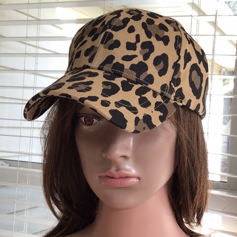 Ladies Leopard Baseball Cap (Last One)
